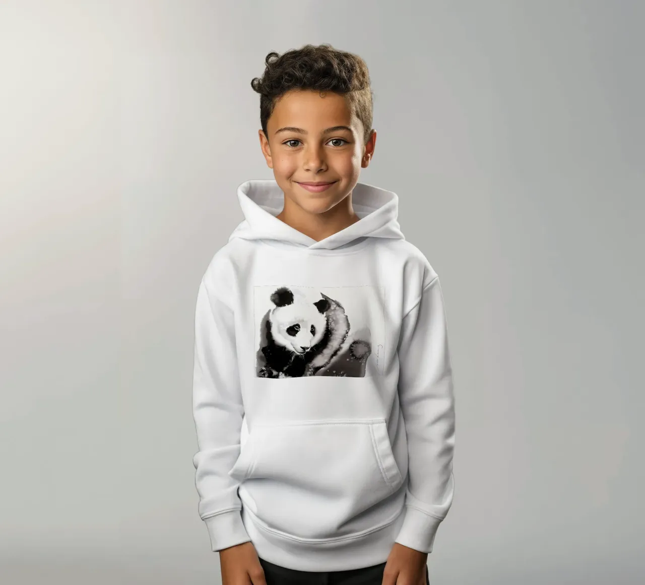 Panda accogliente2 felpa bambino con cappuccio da James M Coyle