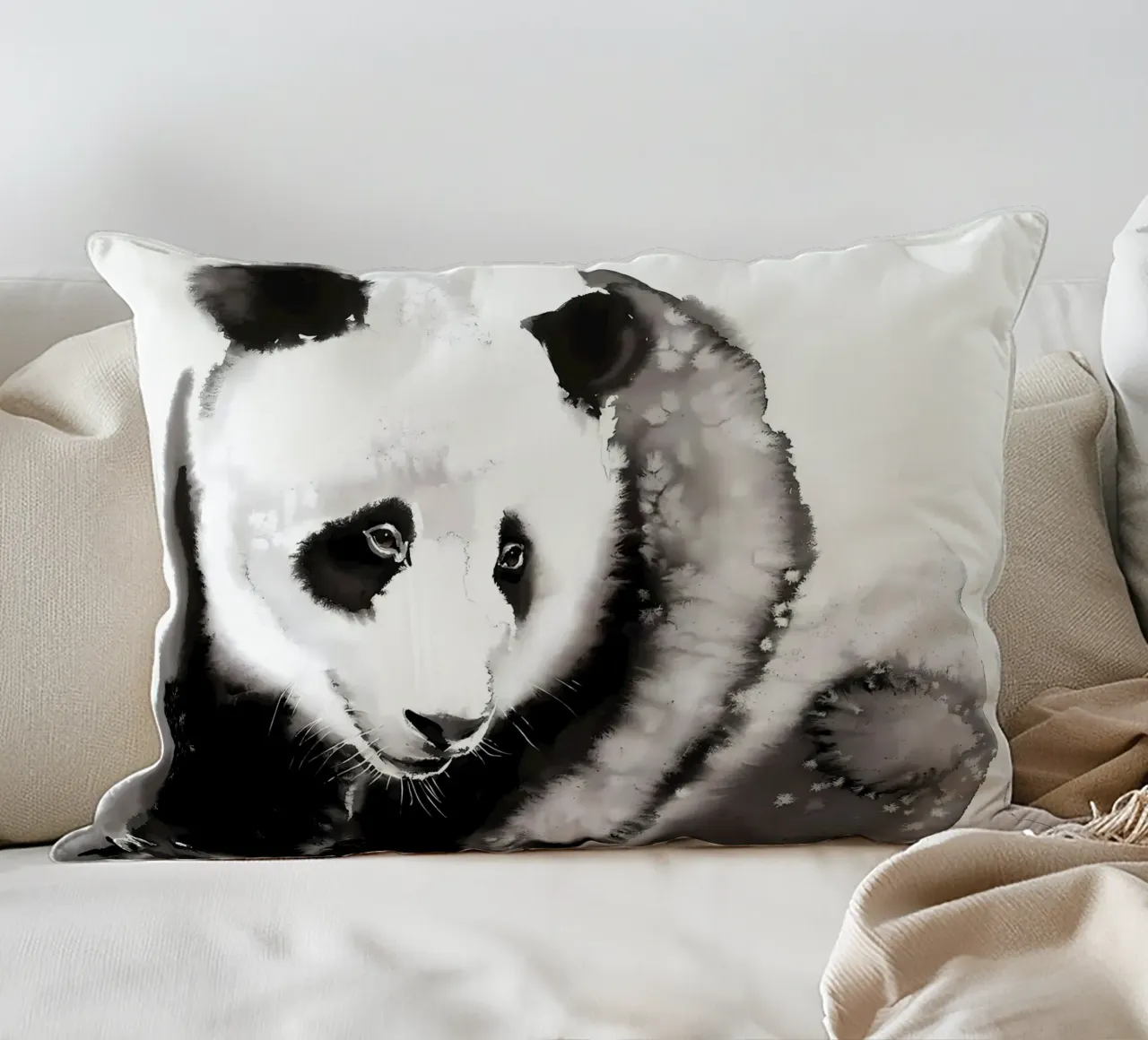 Panda accogliente2 cuscino da James M Coyle