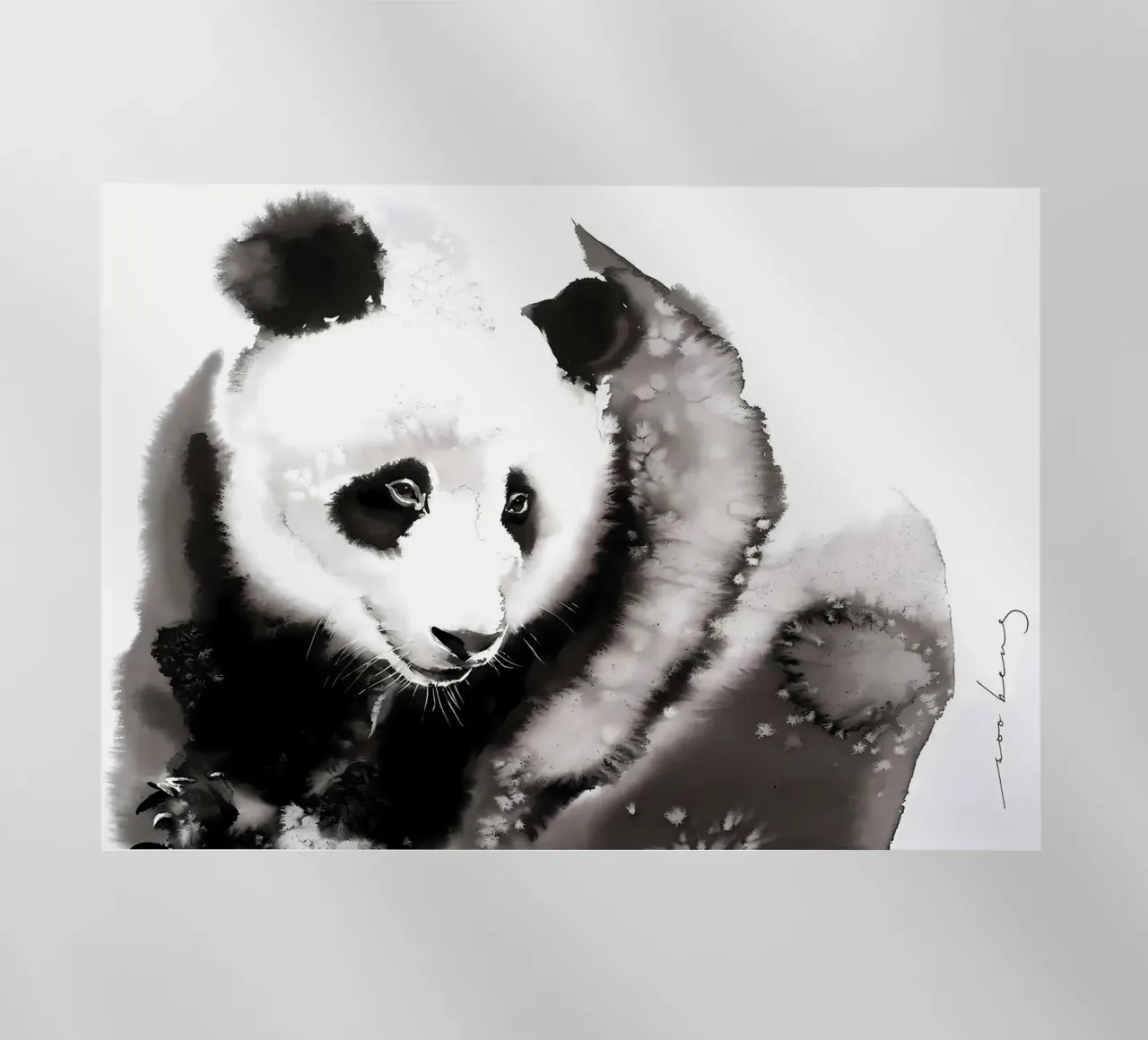 Panda accogliente2 pellicola backlit da James M Coyle