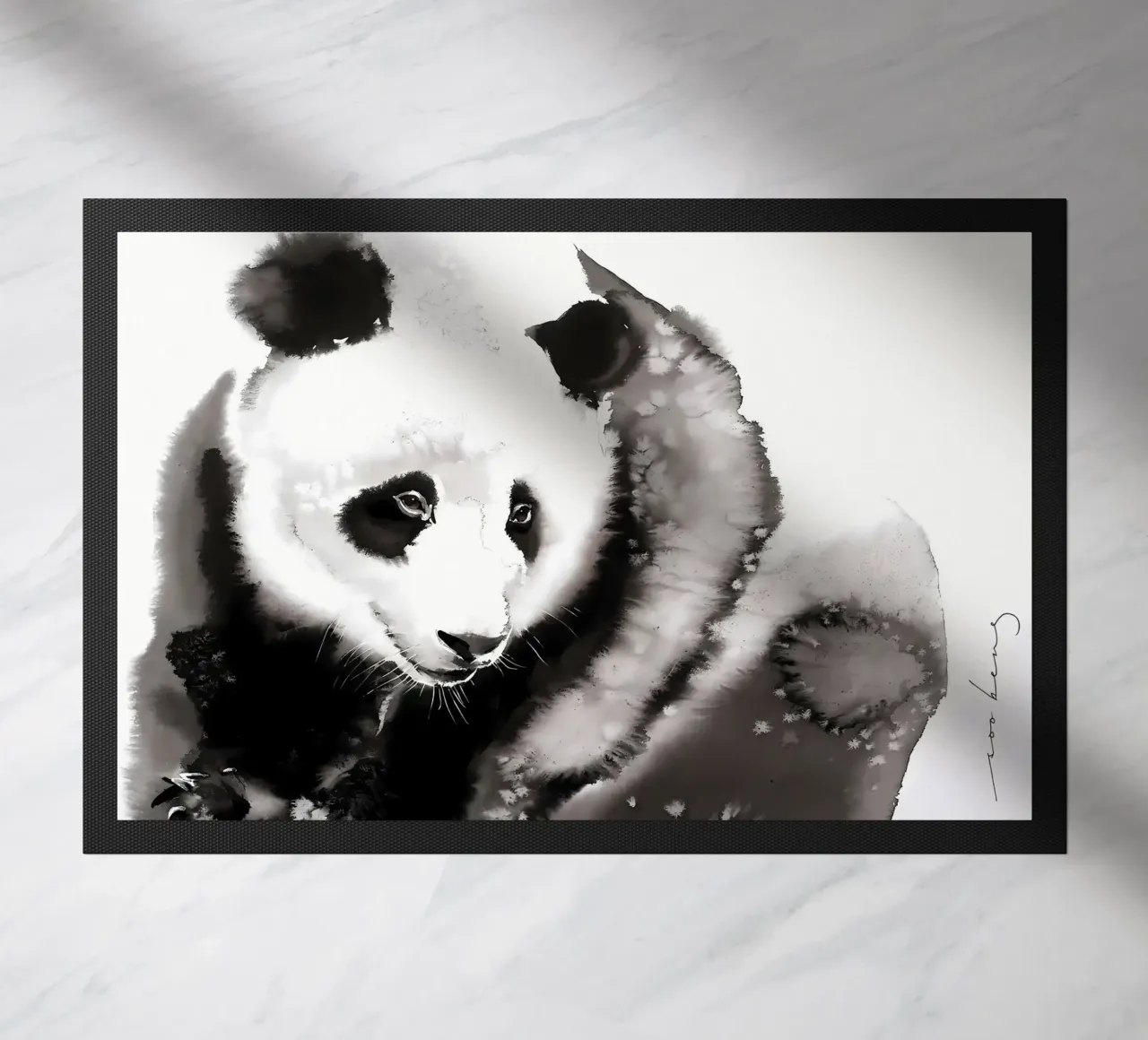 Panda accogliente2 zerbino da James M Coyle