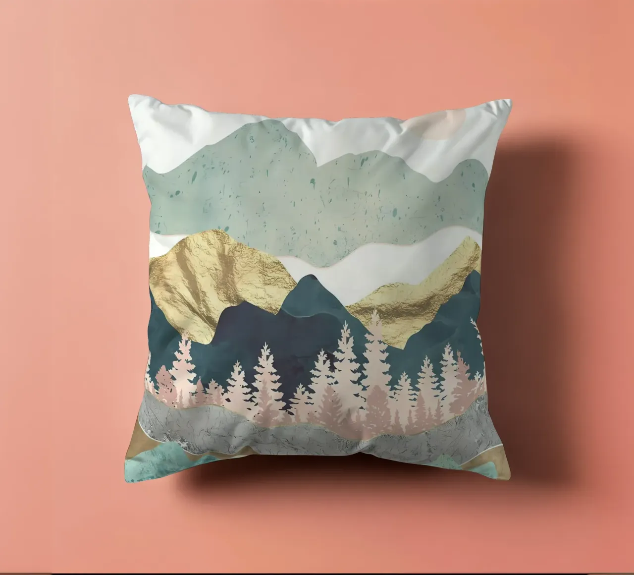 Le montagne d'oro di Re cuscino da Albert S Jacob