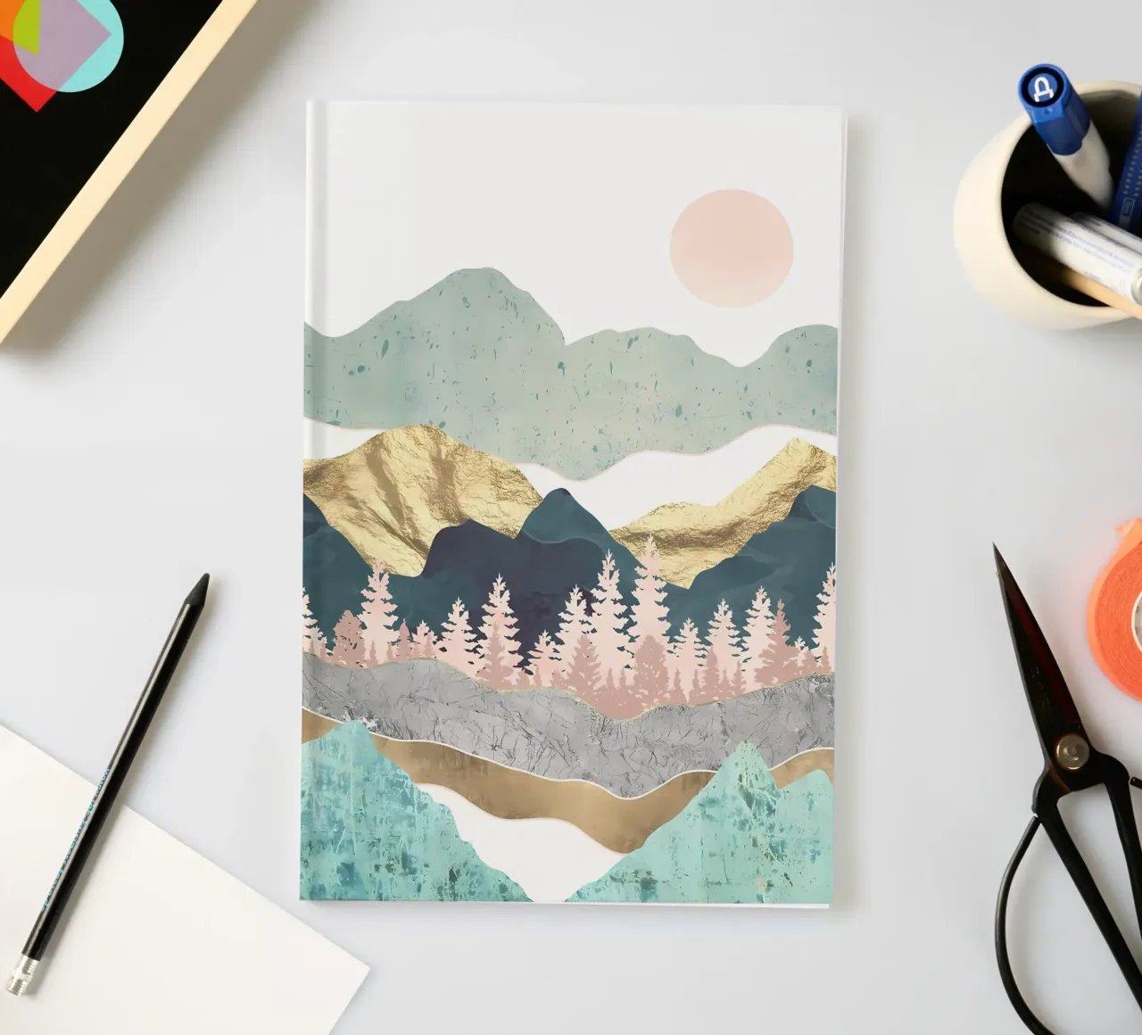 The Golden Mountains by Re notebook by Albert S Jacob