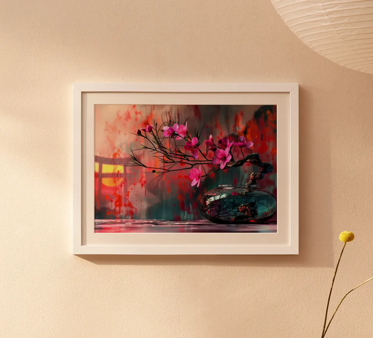 Pittura floreale poster da Rebecca Clark Wyrick