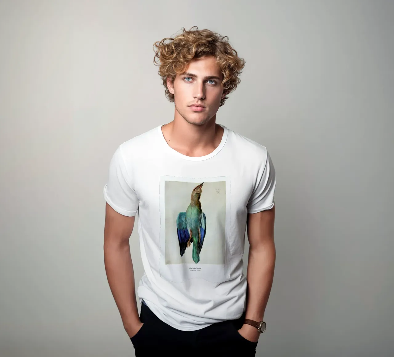 Dürer - Dead Blue Roller t-shirt da ARTOTHEK