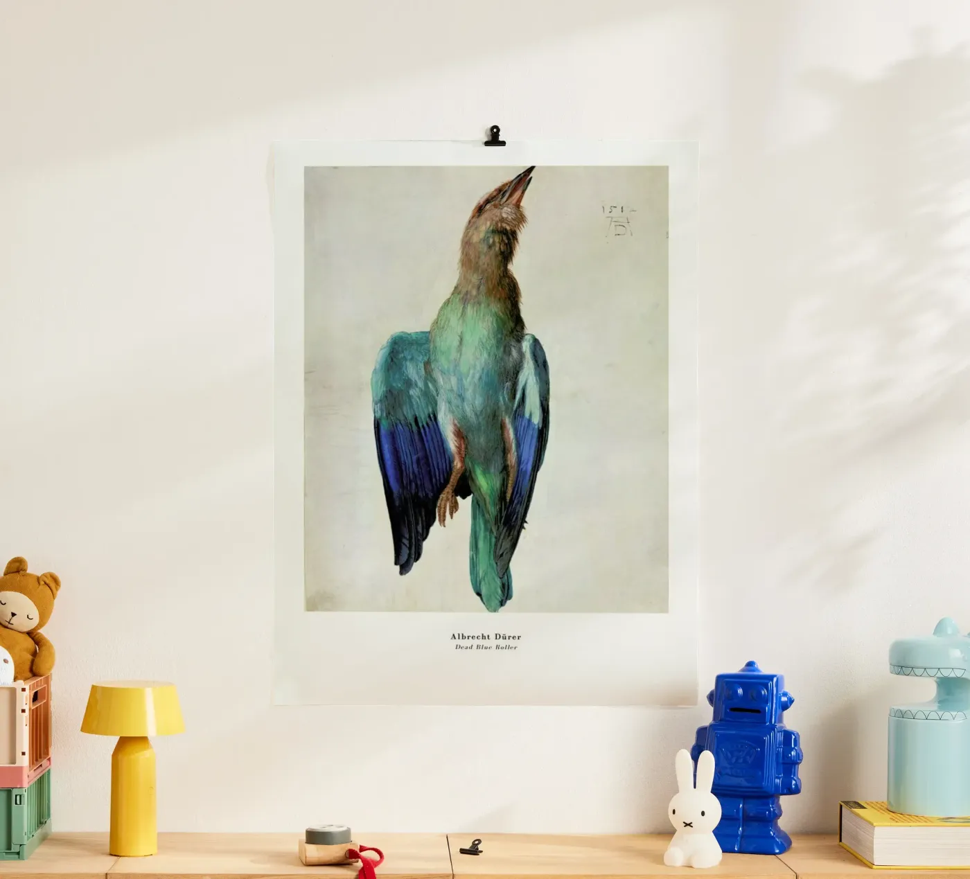 Dürer - Dead Blue Roller poster da ARTOTHEK