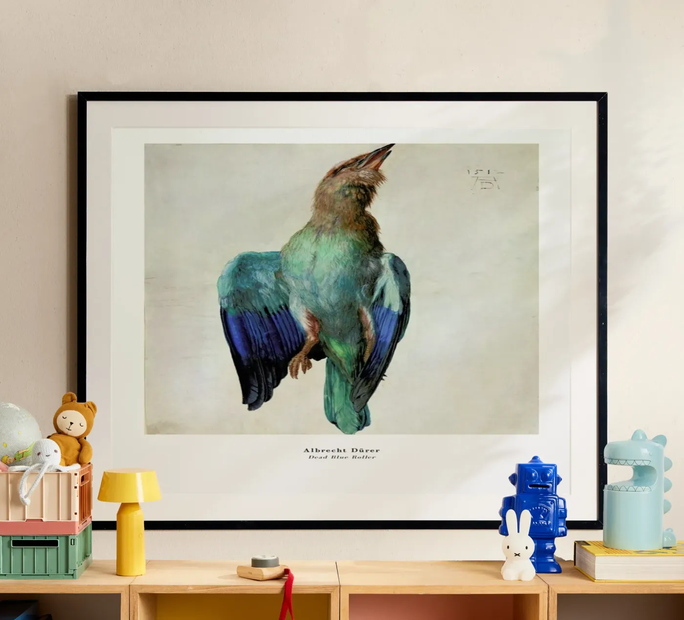 Dürer - Dead Blue Roller poster da ARTOTHEK