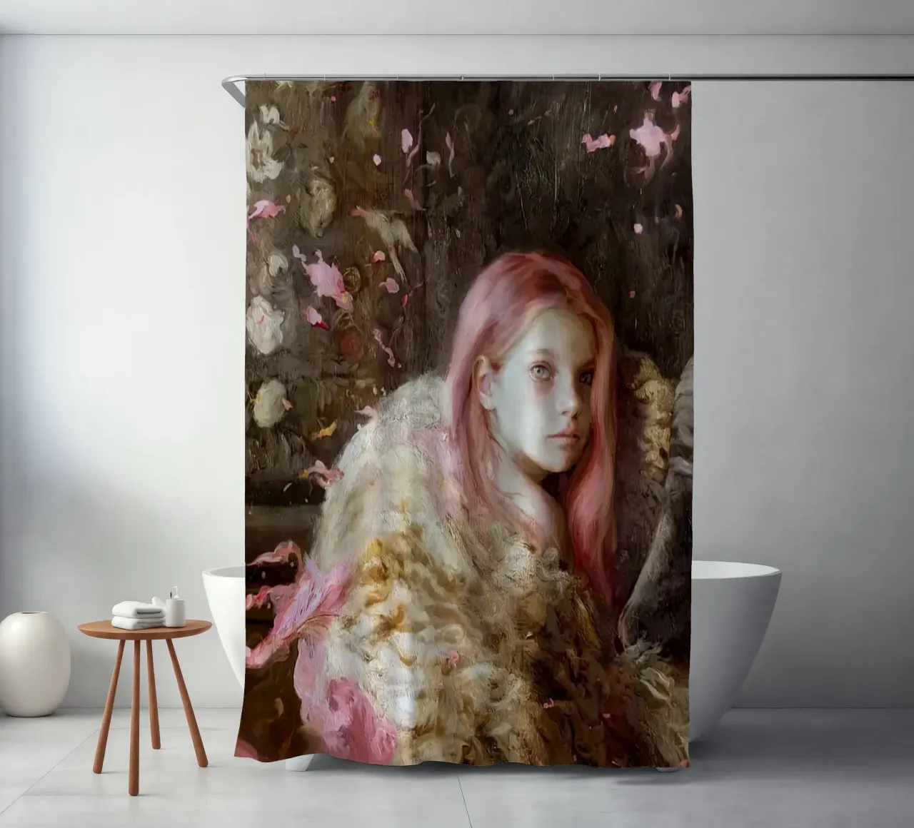 Guillermo Lorca The Ram shower curtain by Birgitart