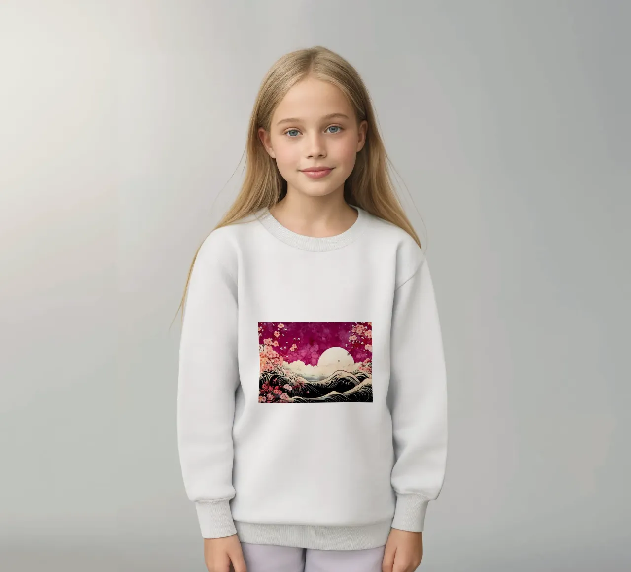 Poster kids sweatshirt by Rebecca Clark Wyrick