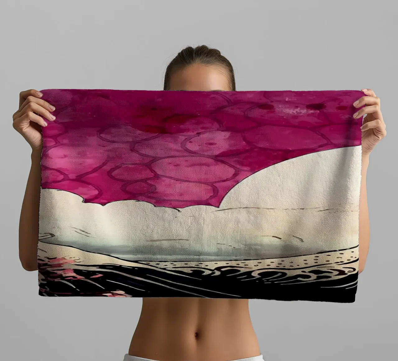 Poster badhanddoek van Rebecca Clark Wyrick