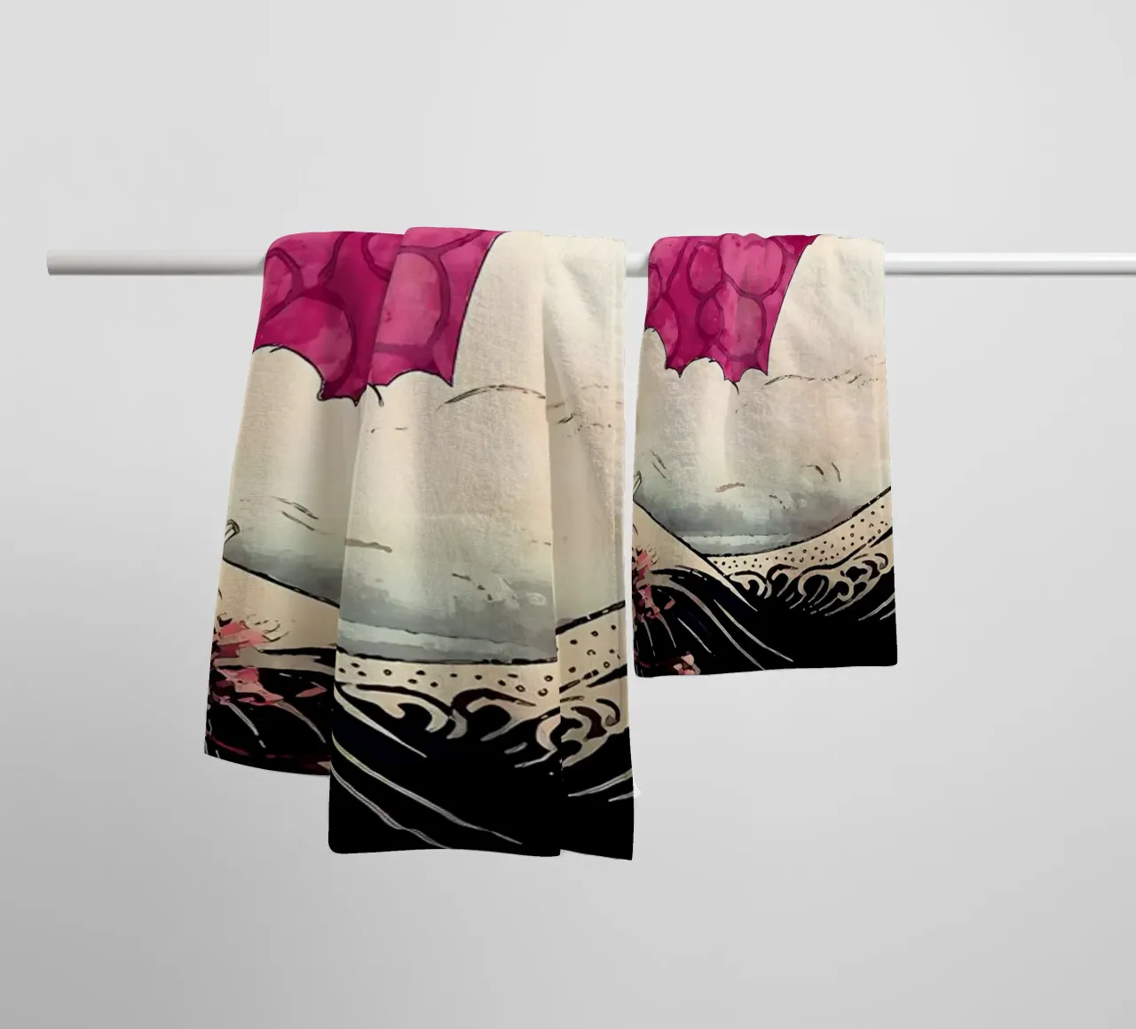 Poster badhanddoek van Rebecca Clark Wyrick