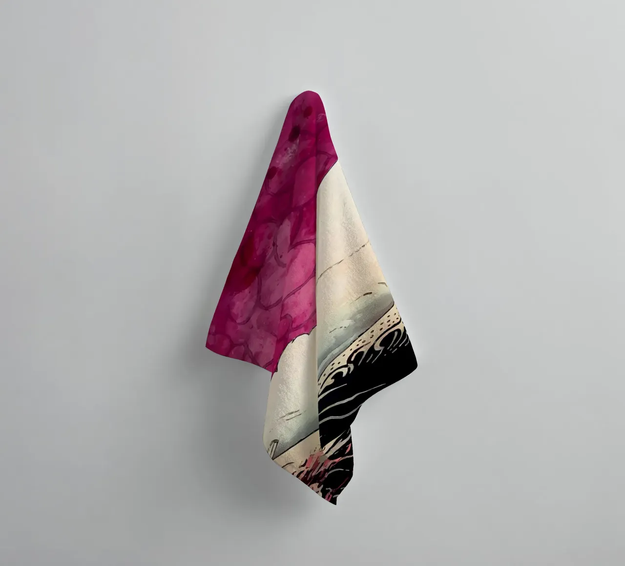 Poster badhanddoek van Rebecca Clark Wyrick