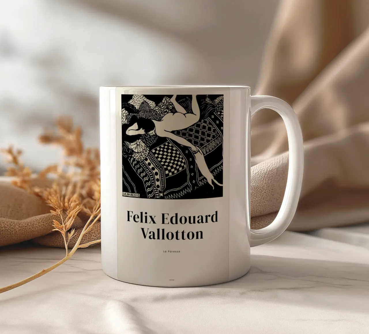 Vallotton - La Paresse tazza in ceramica da ARTOTHEK