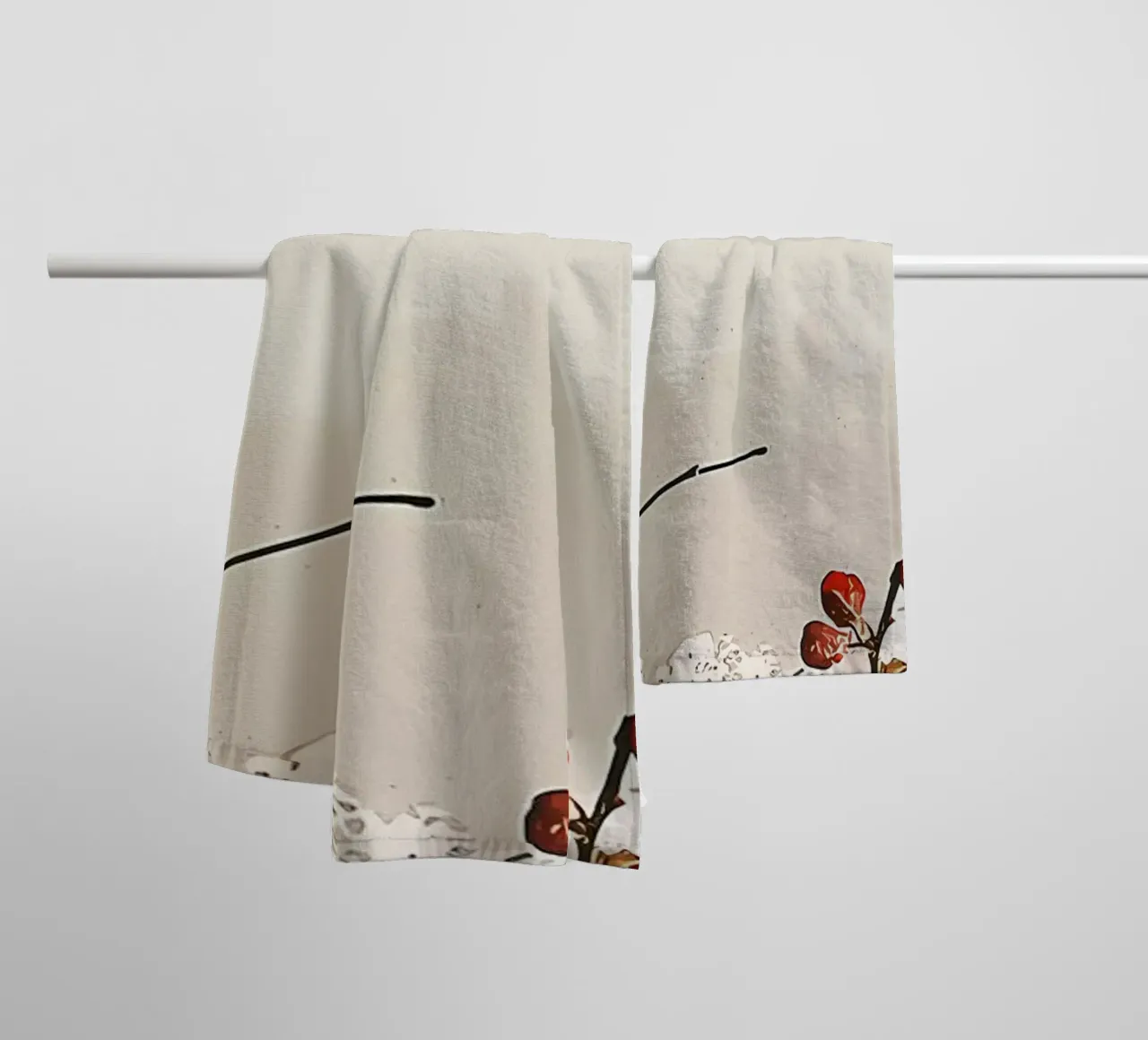 Giappone Fiori di ciliegio asciugamano da bagno da Rebecca Clark Wyrick