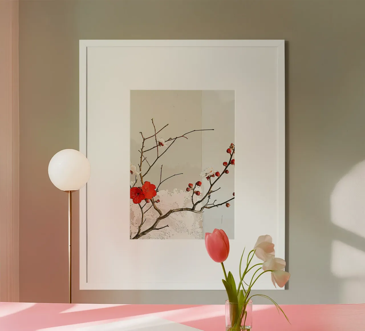 Giappone Fiori di ciliegio carta hahnemühle da Rebecca Clark Wyrick
