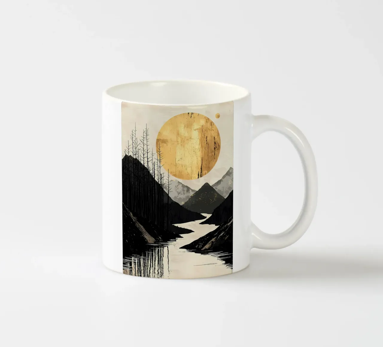 Notte d'inverno tazza in ceramica da Albert S Jacob