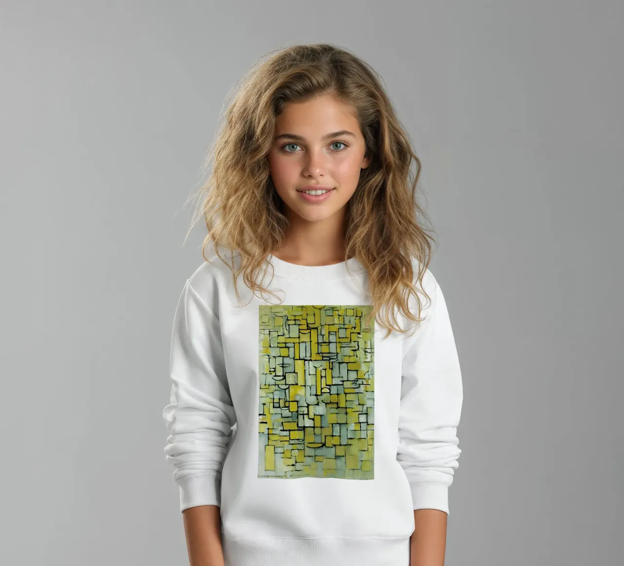 Mondrian - Komposition felpa bambino da ARTOTHEK