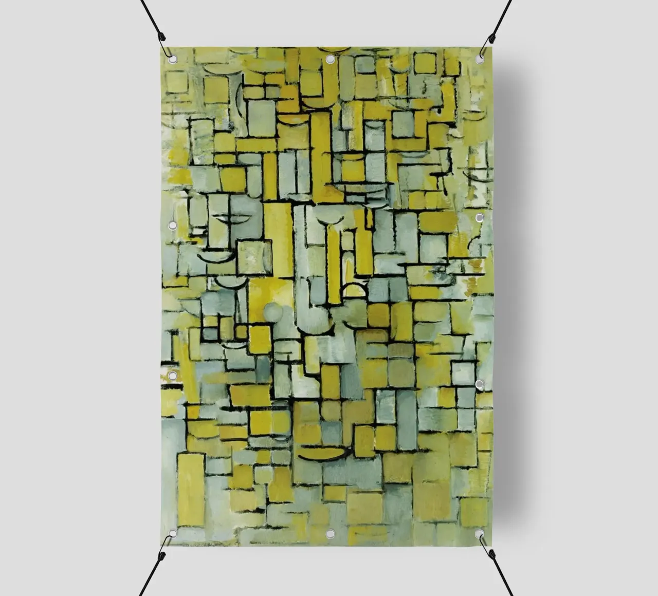 Mondrian - Komposition telo in pvc da ARTOTHEK