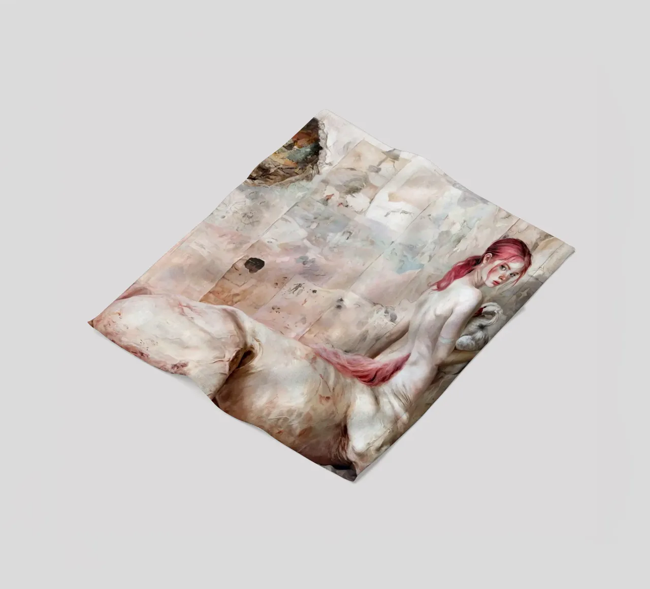 Guillermo Lorca La stanza del ragazzo coperta in pile da Birgitart