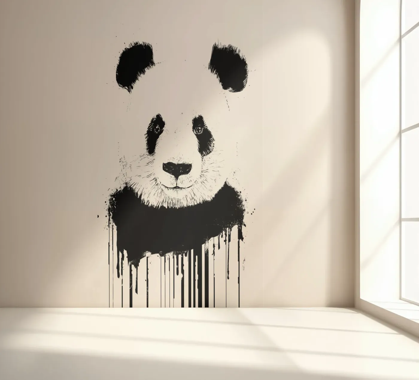 panda fotobehang van James M Coyle