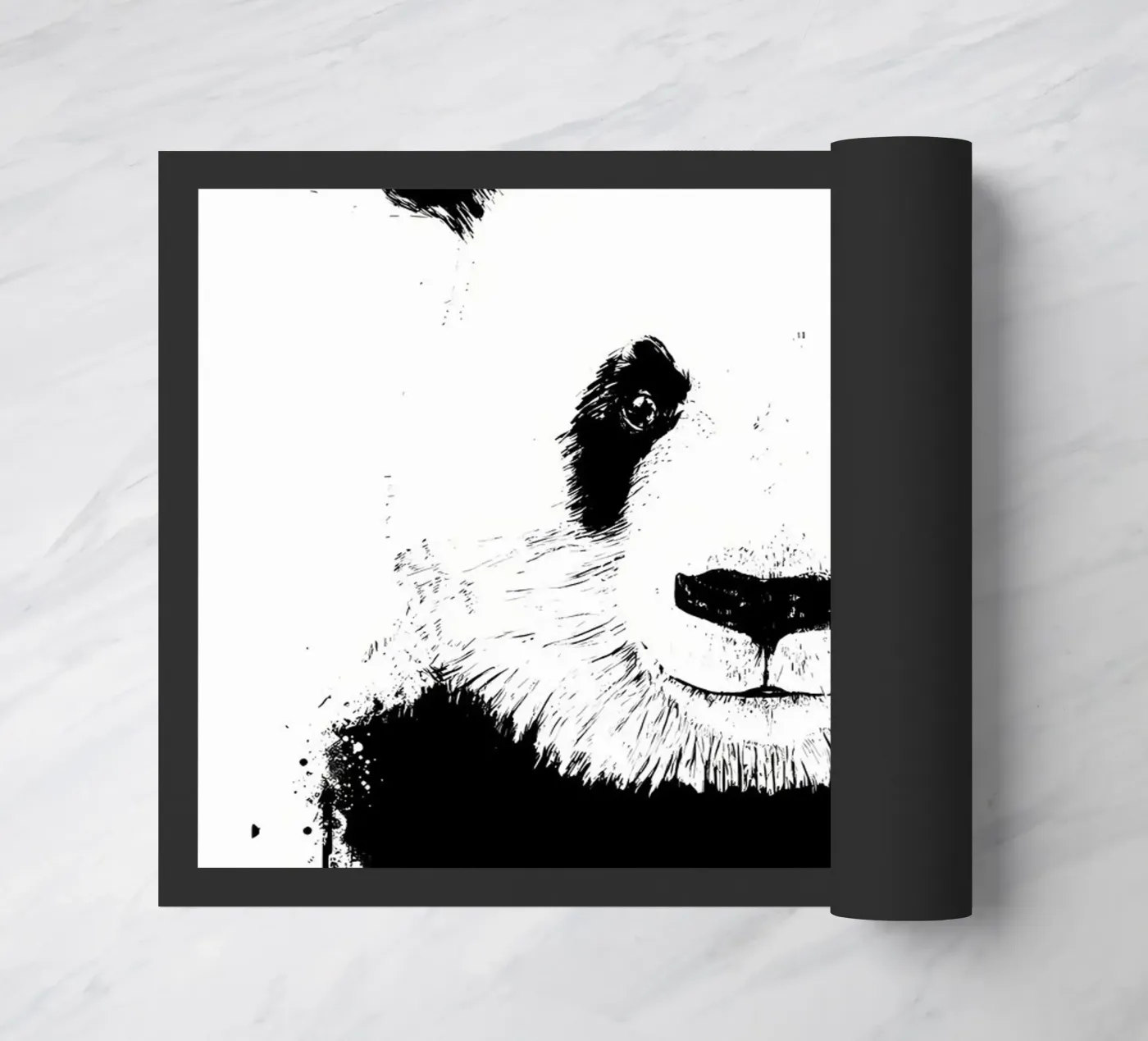 panda doormat by James M Coyle