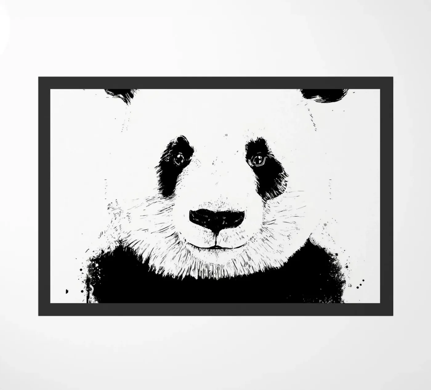 Panda Fußmatte von James M Coyle