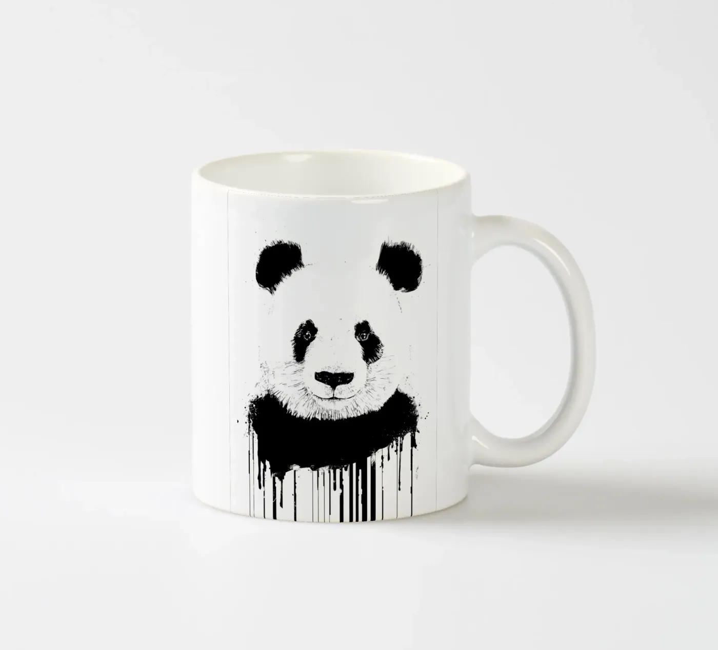 panda ceramic mug by James M Coyle