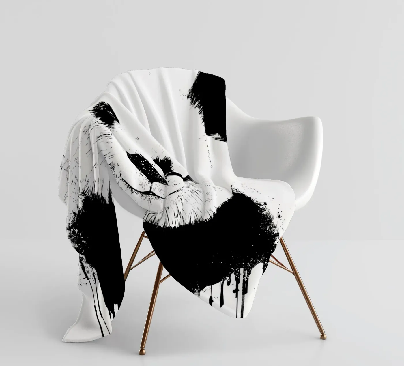 Panda Fleecedecke von James M Coyle