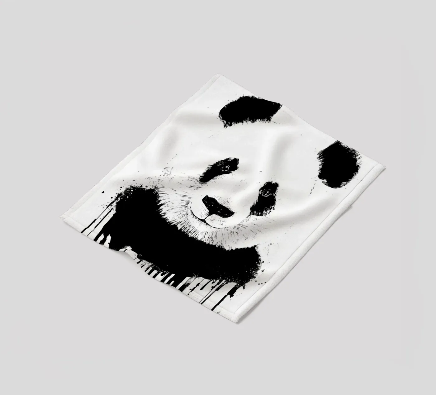 Panda Fleecedecke von James M Coyle