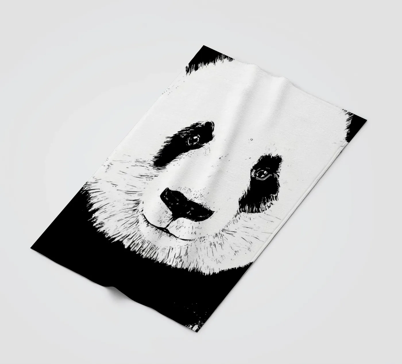 panda fleece blanket by James M Coyle