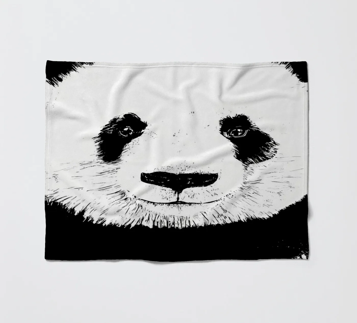 Panda Fleecedecke von James M Coyle