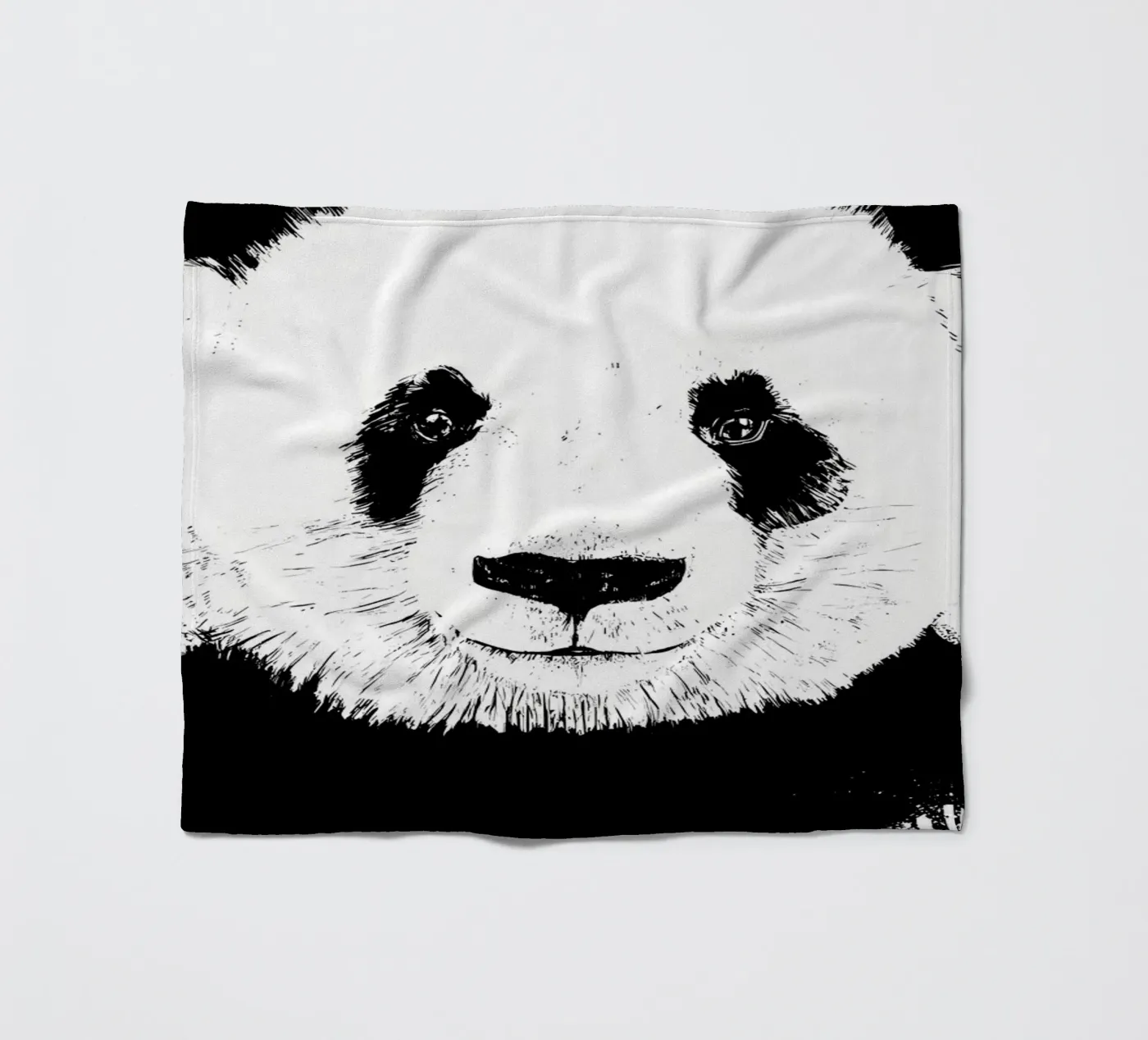 Panda Fleecedecke von James M Coyle