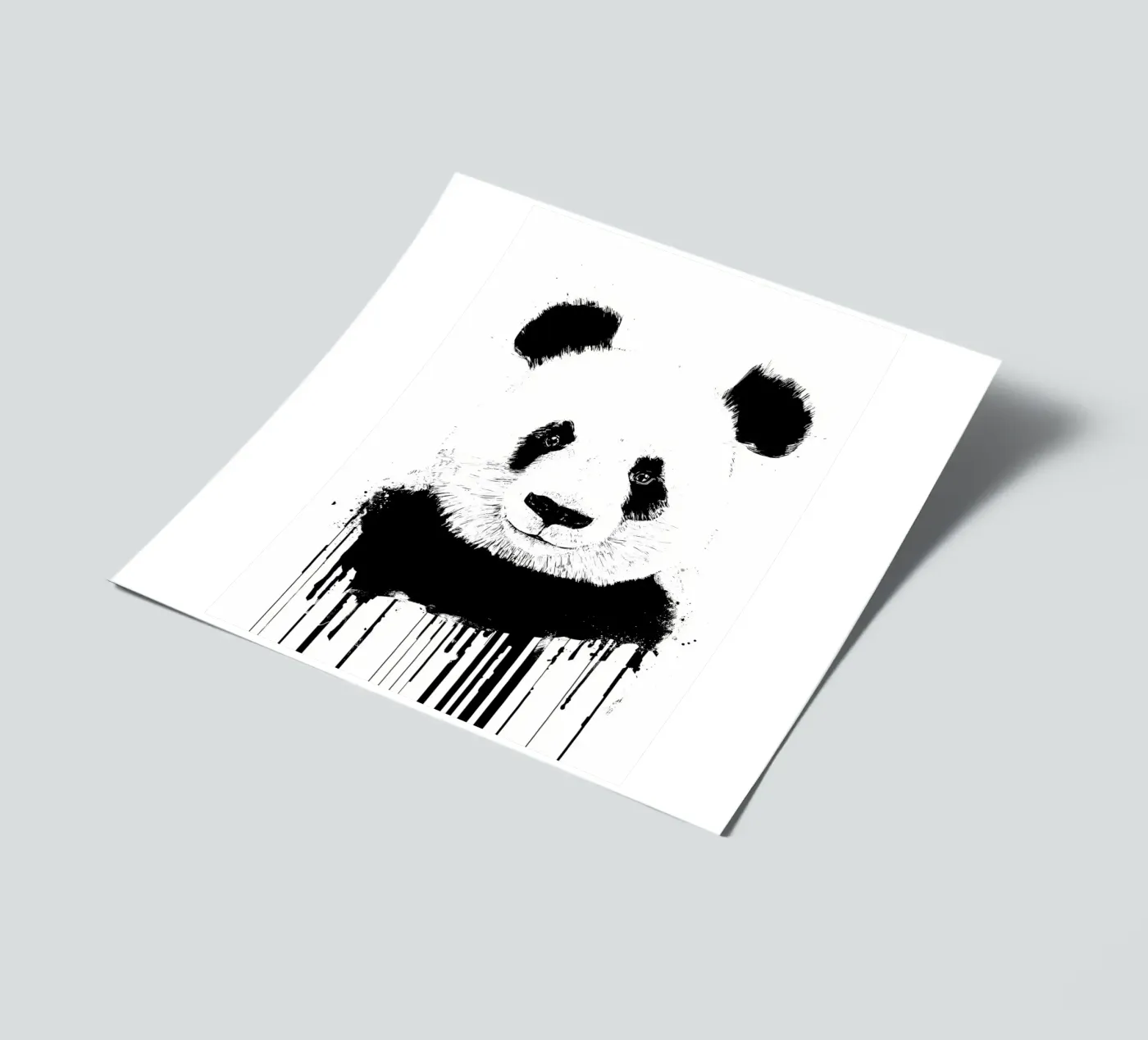 panda sticker sheet by James M Coyle