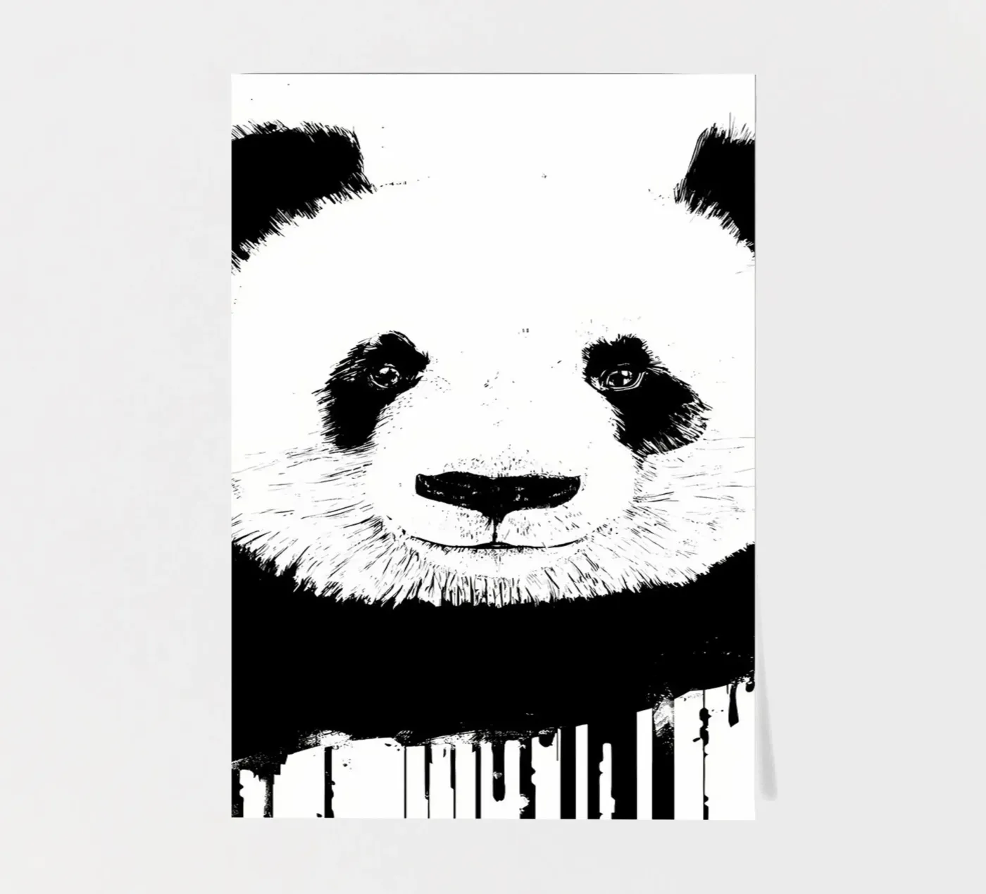 panda sticker sheet by James M Coyle