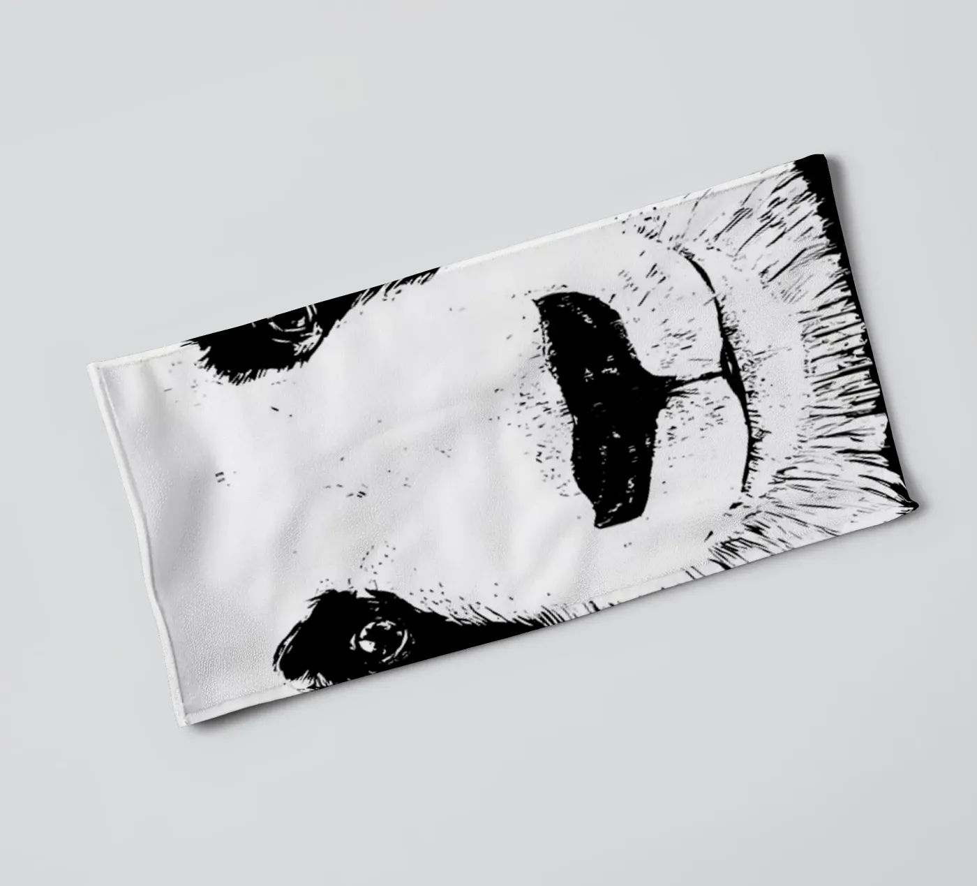 panda badhanddoek van James M Coyle