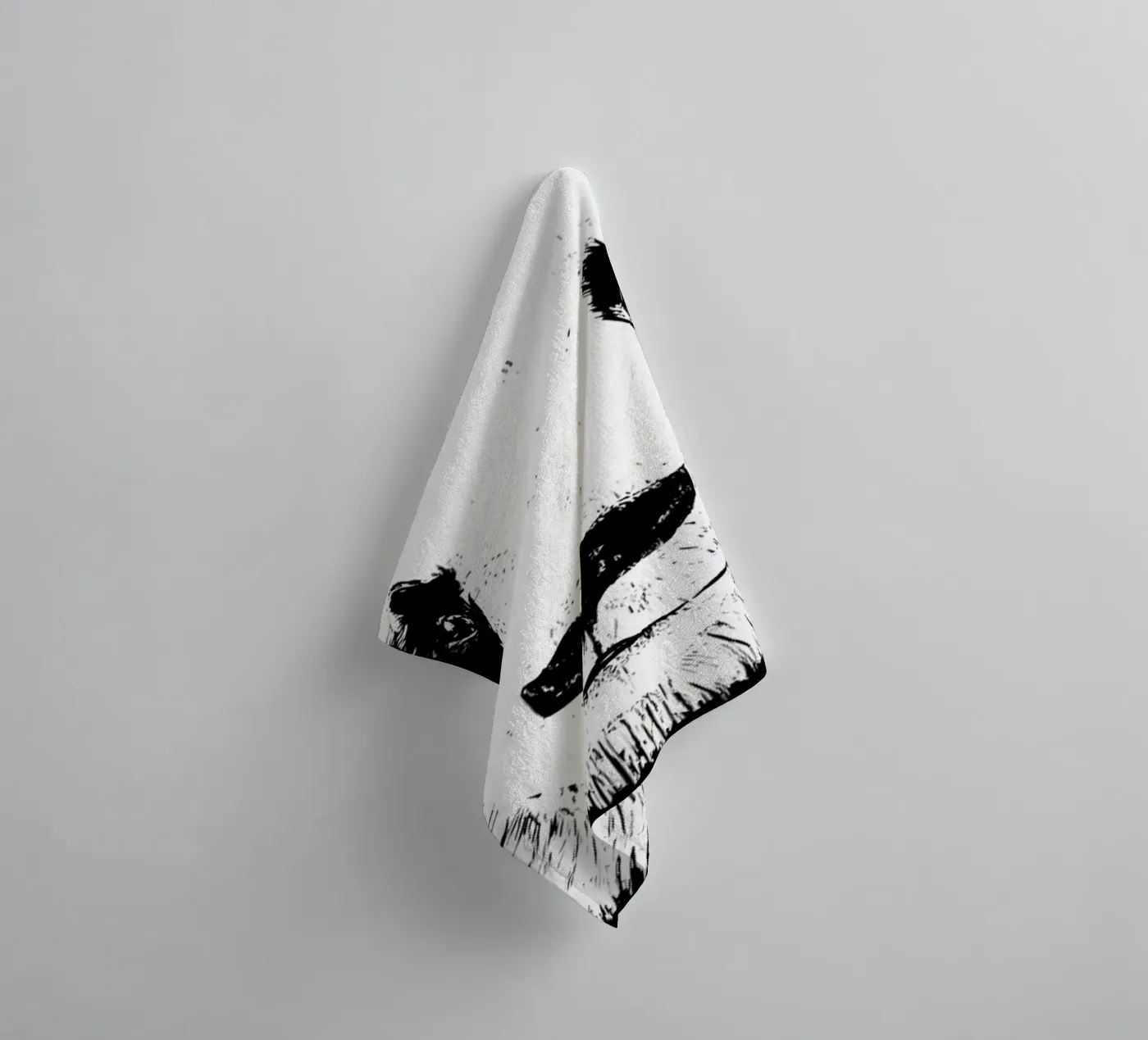 panda badhanddoek van James M Coyle