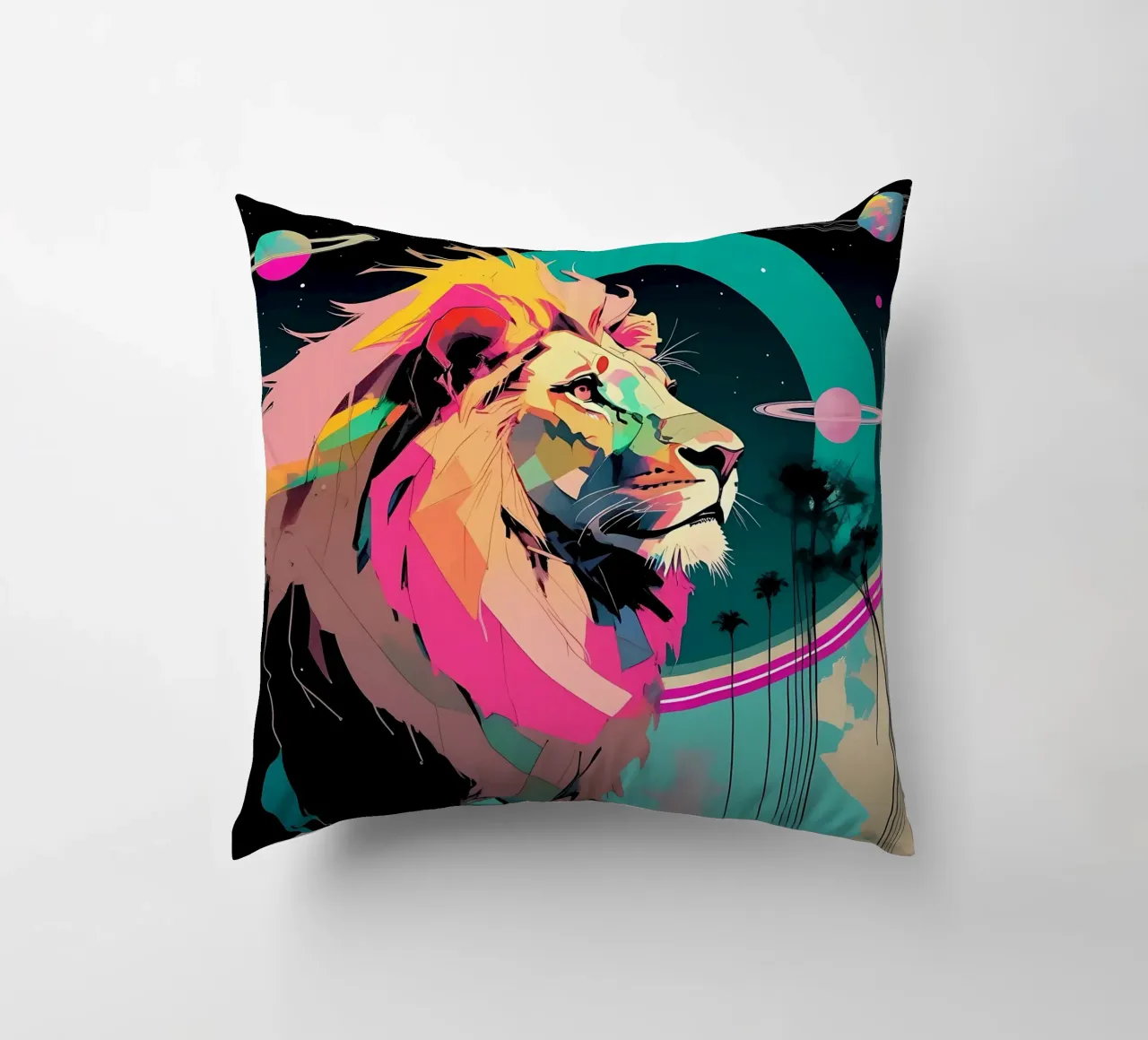 Stile_leone_D_1 cuscino da Tierisch bunt by LK