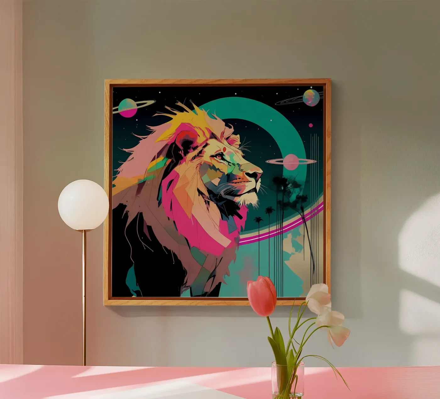 Stile_leone_D_1 plexiglass da Tierisch bunt by LK