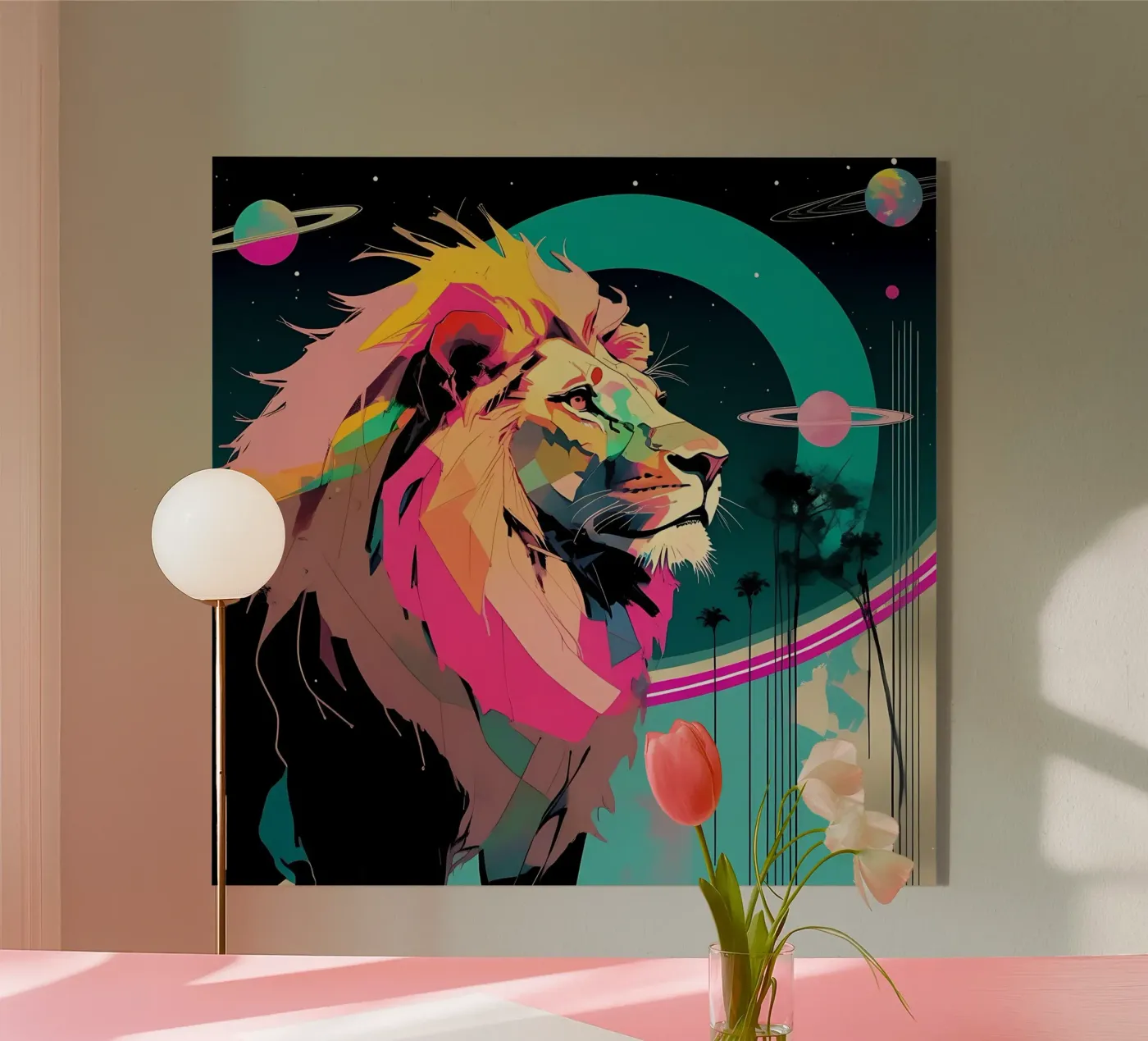 Stile_leone_D_1 plexiglass da Tierisch bunt by LK