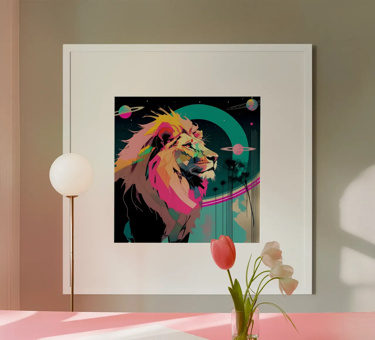 Stile_leone_D_1 poster da Tierisch bunt by LK