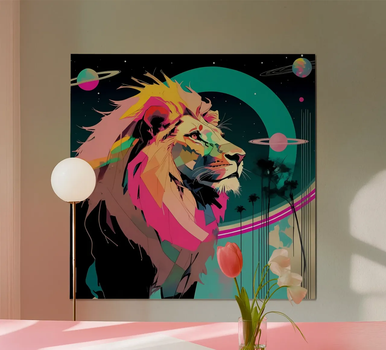 Stile_leone_D_1 poster da Tierisch bunt by LK