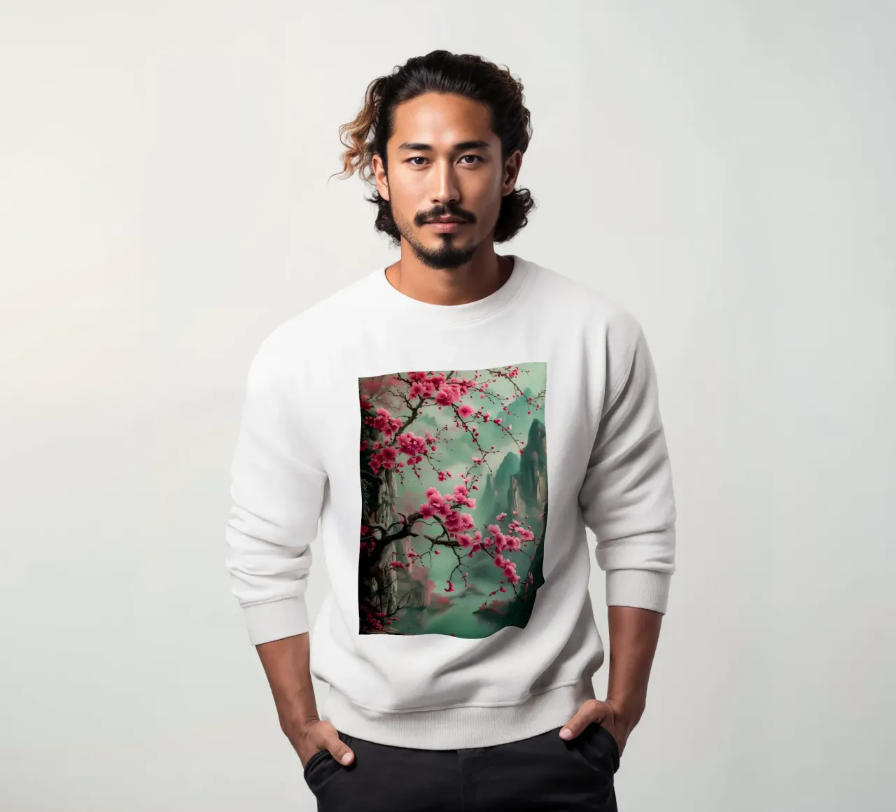 ciliegio in fiore in Giappone felpa da Rebecca Clark Wyrick
