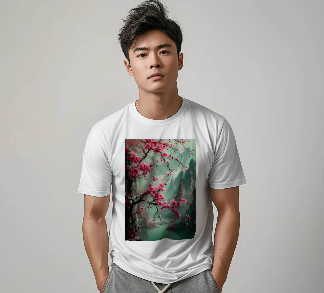 ciliegio in fiore in Giappone t-shirt da Rebecca Clark Wyrick