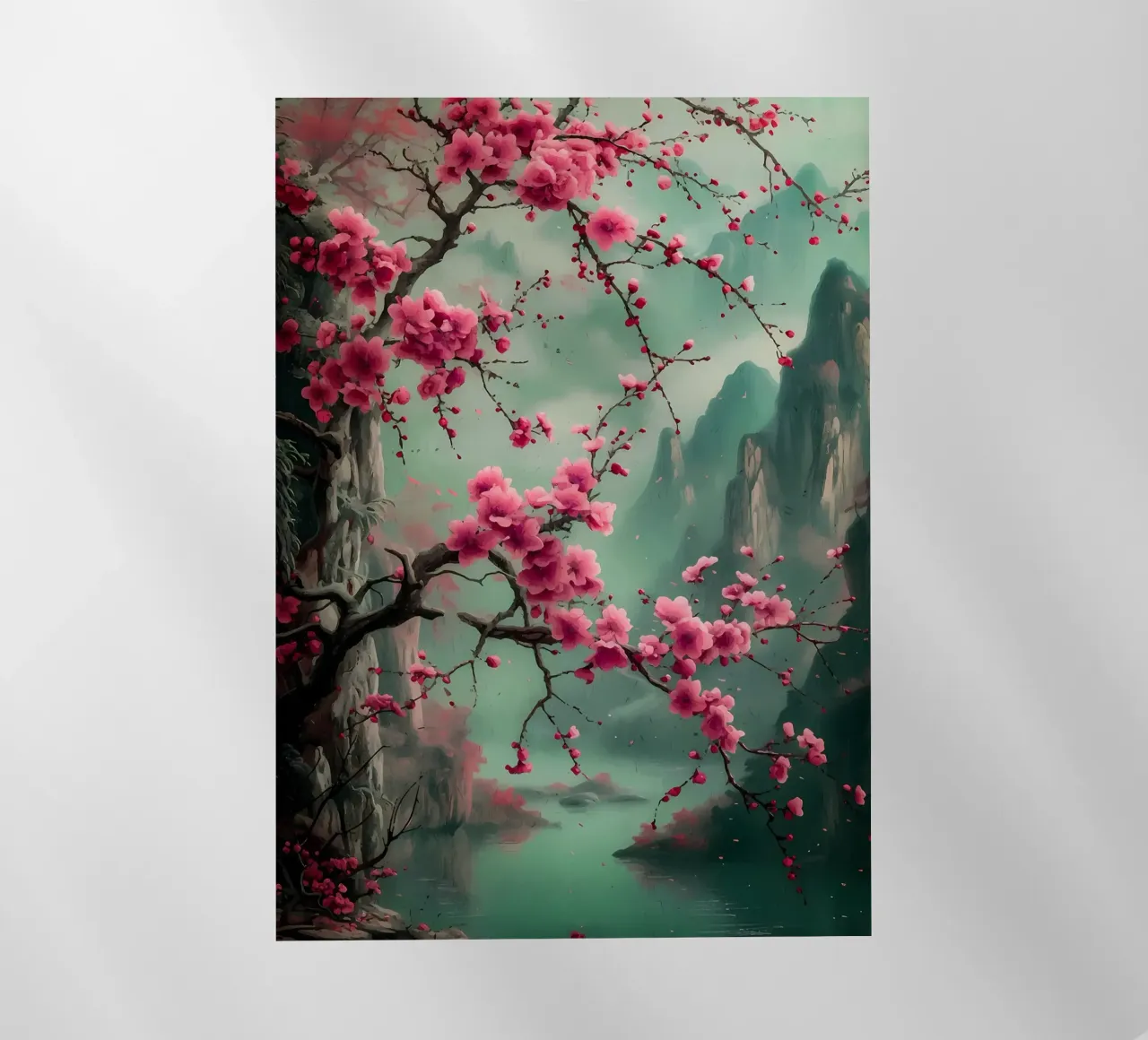 ciliegio in fiore in Giappone pellicola backlit da Rebecca Clark Wyrick