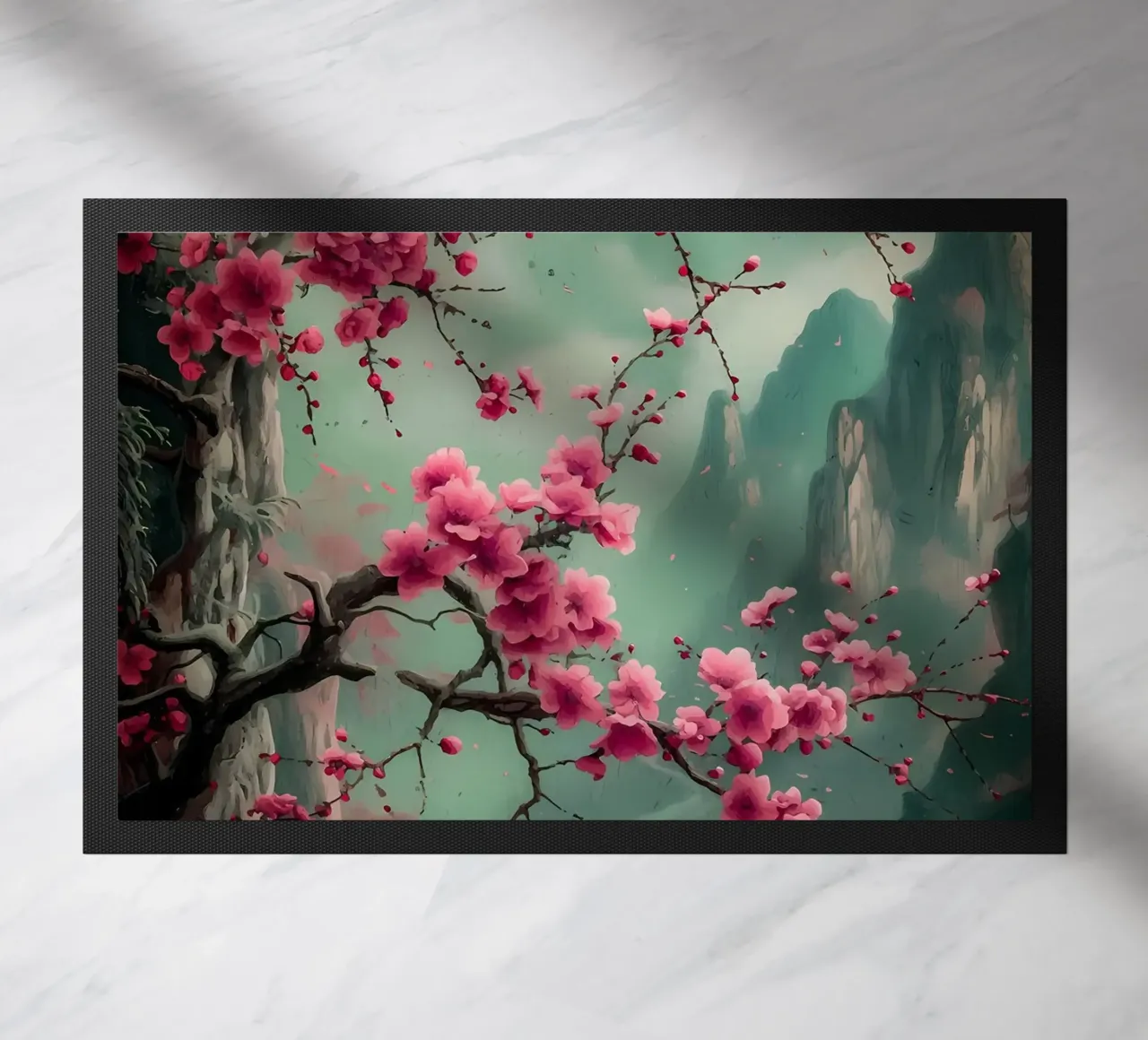 ciliegio in fiore in Giappone zerbino da Rebecca Clark Wyrick