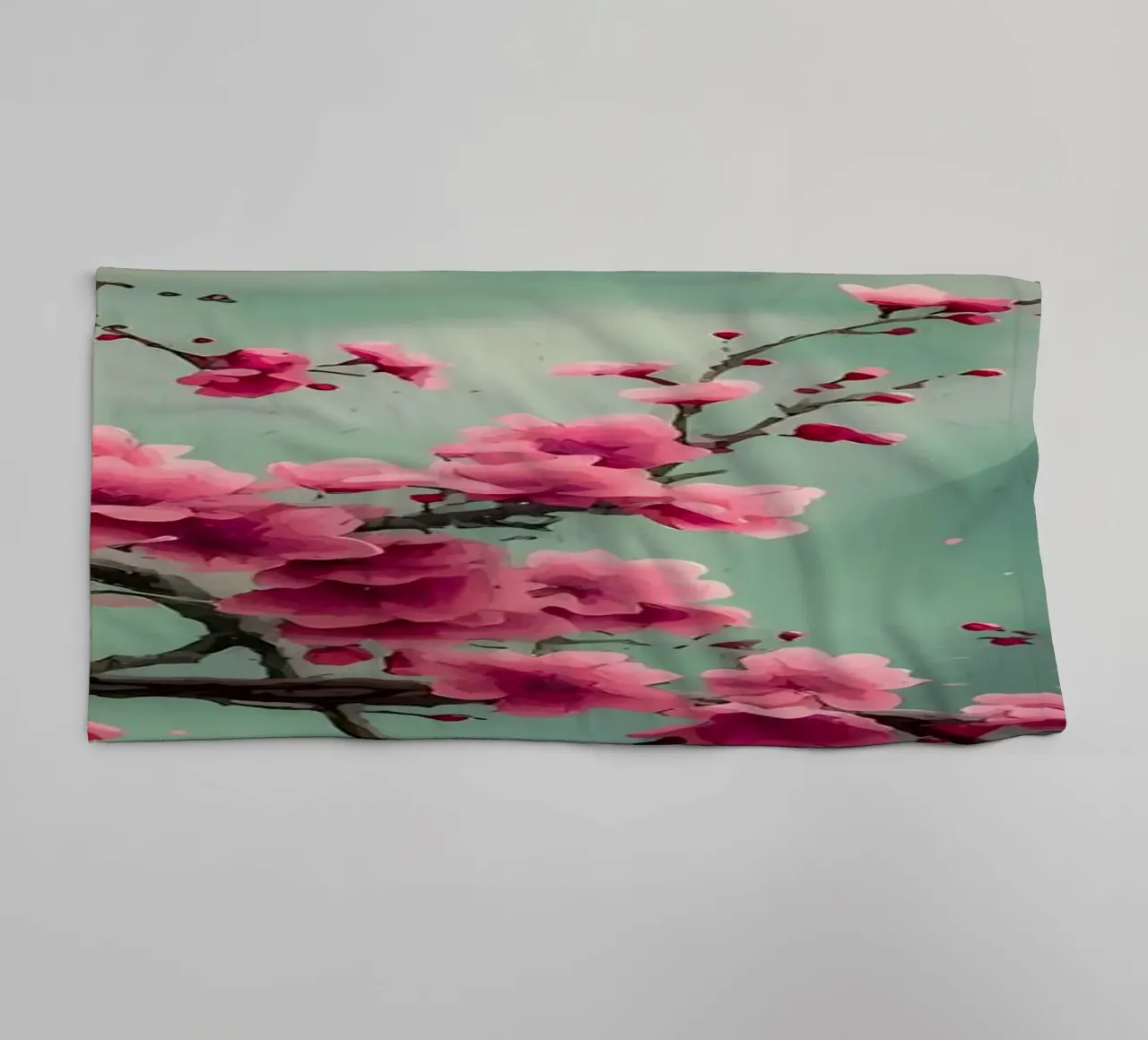 ciliegio in fiore in Giappone asciugamano da bagno da Rebecca Clark Wyrick