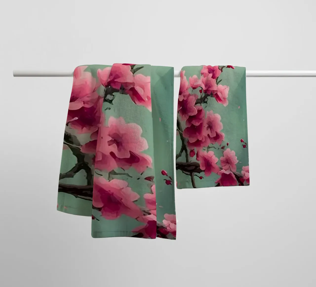 ciliegio in fiore in Giappone asciugamano da bagno da Rebecca Clark Wyrick