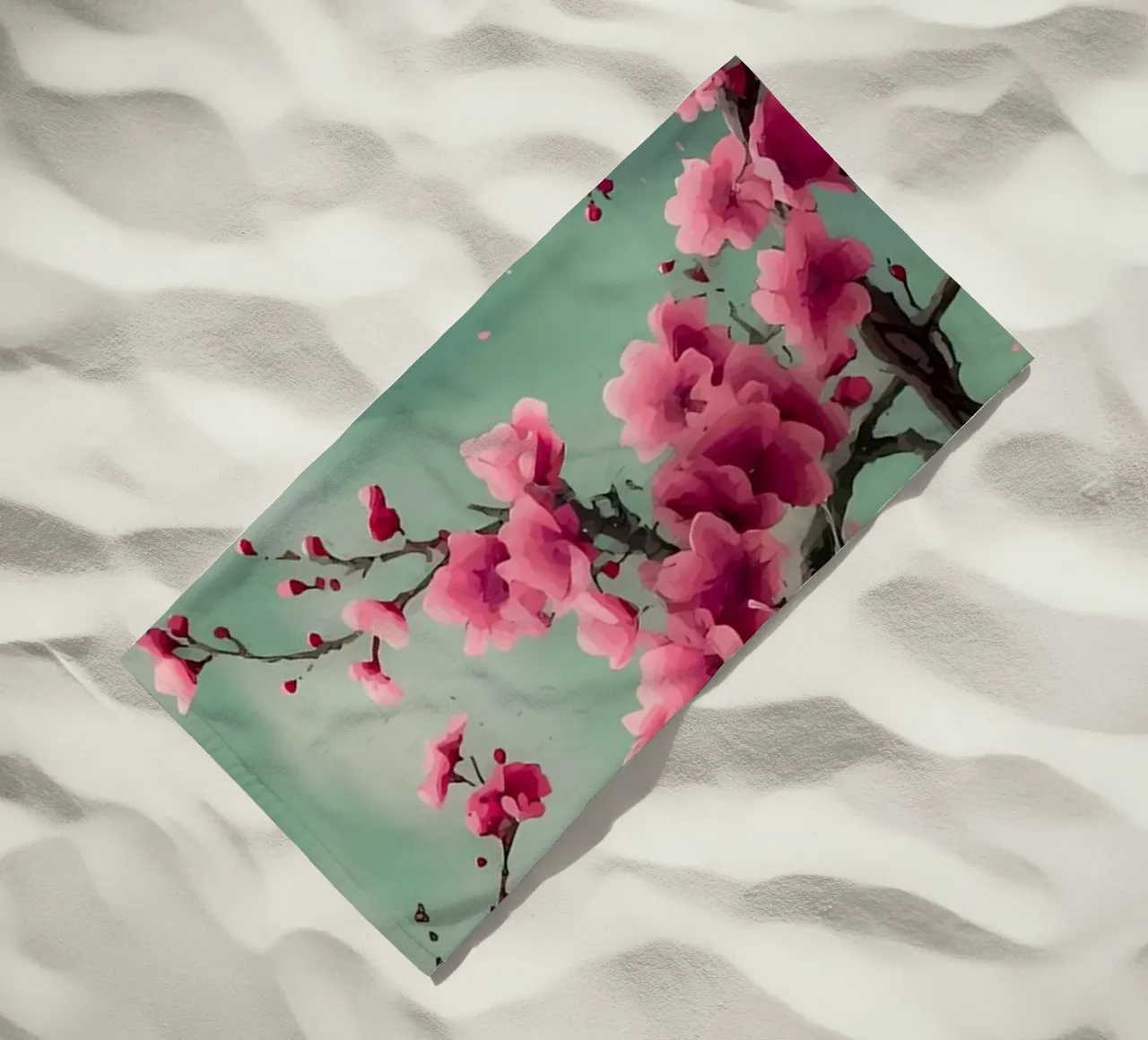 ciliegio in fiore in Giappone telo mare da Rebecca Clark Wyrick