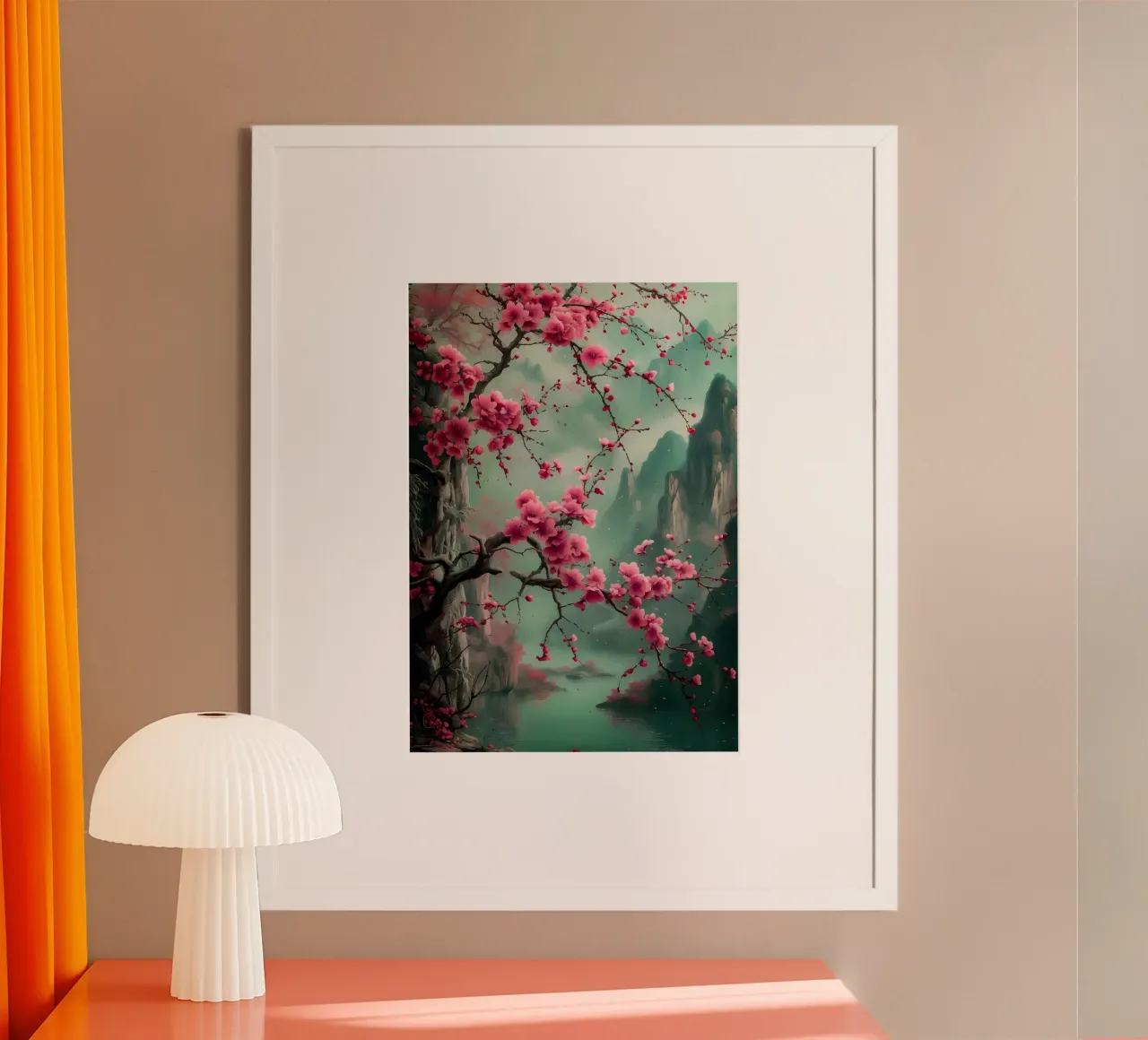 ciliegio in fiore in Giappone carta hahnemühle da Rebecca Clark Wyrick