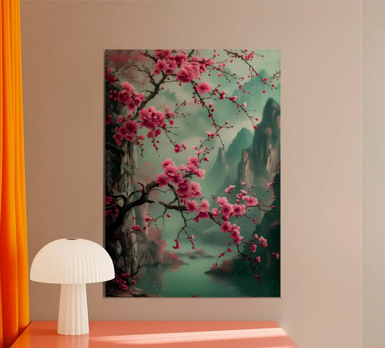 ciliegio in fiore in Giappone carta hahnemühle da Rebecca Clark Wyrick