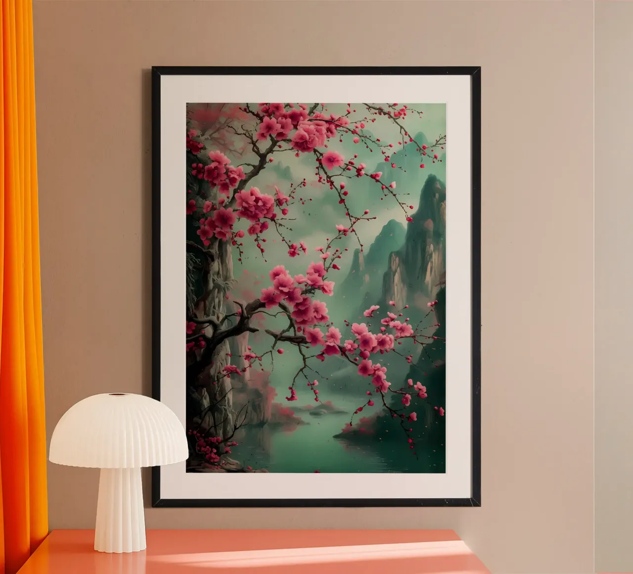 ciliegio in fiore in Giappone carta hahnemühle da Rebecca Clark Wyrick